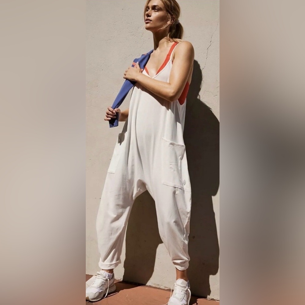 Free people hot shot onesie white